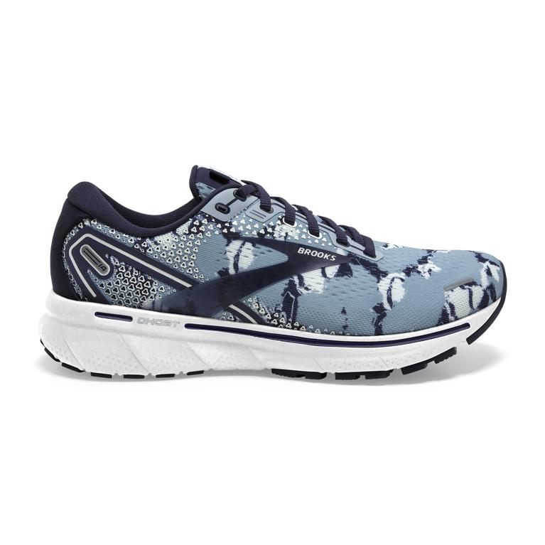 Brooks GHOST 14 Cushioned Road Running Shoes Womens Sale - Tourmaline PaleTurquoise/Navy/Aqua (ABX30